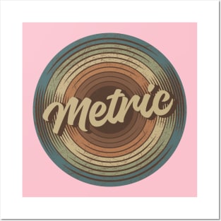 Metric Vintage Vinyl Posters and Art